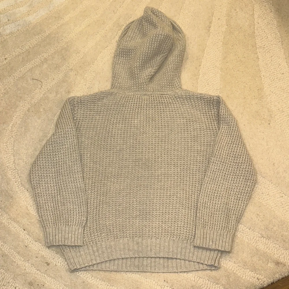 Gymboree Gray Knit Hoodie Sweater